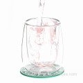 New Design Double Wall Glass Tea Cup